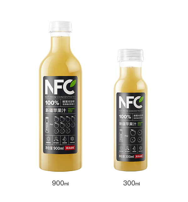 100%NFC果汁 新疆蘋果汁 300ML 900ML